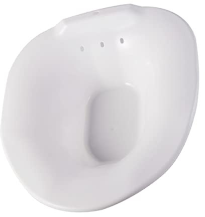 ROMISBABA Bidé Baño De Asiento Blanco Lavabo Para Inodoro Cuidado Personal Para Embarazadas y Ancianos Cuarto De Baño