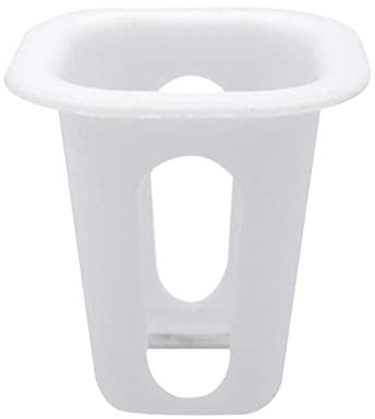 LAIOUSN 100pcs Giardino Sqaure Mesh Net Coppe Vasi Per Colonizzazione Idroponica Piantare Cesti Senza Terreno Verdura Coltivazione Cesto Idroponico Net Cup