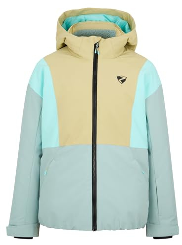 Ziener Abbe-z Chaqueta de esquí para Invierno, cálida, Transpirable, Impermeable, eucalipto, 164 cm para Niños