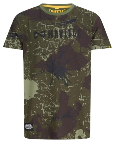Navitas Identity Camo Kids T-Shirt - Carp Fishing Outdoor Camping Clothing (UK, Age, 11 Years, 12 Years, Regular, Camo)