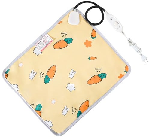 Sghtil Manta eléctrica para Gatos, Esterilla térmica calentada como Accesorio para Mascotas, Almohadilla térmica para Gatos al Aire Libre, para Cachorros, y Animales pequeños, para sofá