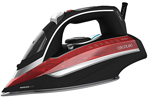 Cecotec Centro de Planchado Compacto 3D ForceAnodized 850 i-Pump. 3100 W, Golpe de Vapor 230 g/min, Doble Suela Anodizada, Autoapagado, Depósito 400 ml