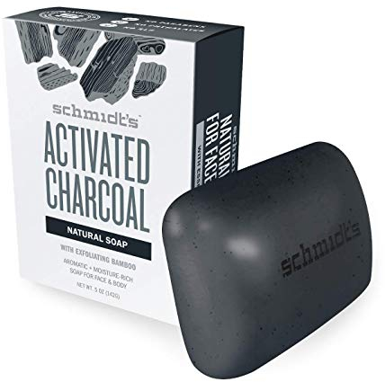 Schmidt's natürliche Seife (für Körper und Gesicht Activated Charcoal mit Aktivkohle) 1er Pack ( 1 x 142 g )