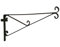 Heavy Duty Hanging Basket Bracket Fits 14 16 18 20 Baskets. Built Extra Strong to Carry Large Heavy Baskets That Can Be Dangerous If Not Supported On A Strong Bracket (Pack of 1)