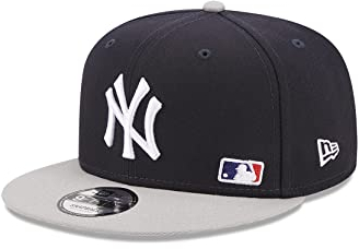 New Era 9Fifty MLB Team Arch Yankees KepsEra Damer/Herrar - flat brim hatt basebollkeps snapback cap Snapback, med skärm Vinter Höst Vår Sommar Sommar-Vinter - S/M (54-57 cm) mörkblå
