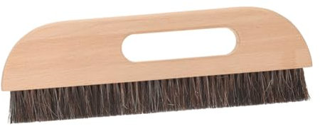 Angoily Tapezierpinsel Mit Holzgriff Für Tapezieren Und Kleisteren Bürste Zum Malen Und Reinigen Farbaufnahme Wiederverwendbar Leicht Zu Reinigen