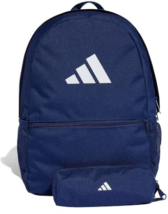 adidas Mixte Pencil Case Backpack, Dark Blue/White, One Size