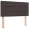 vidaXL Kopfteil Linien-Design Dunkelbraun 90 cm Stoff