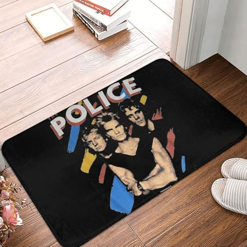 OOAHJEID Zerbino Tappetino antiscivolo per pavimento con logo del tour della band dell'album vintage della musica da concerto