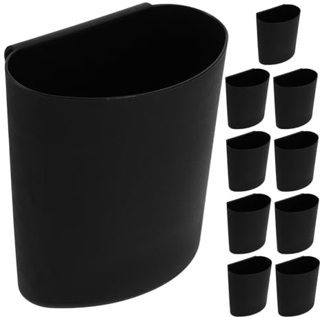 PENIKOKO 10 St Mini Hängande Plastkorgar för Vagn Små Hinkar och Hängande Papperskorgar för Skönhetssalong Badrum och Spa Portabel och Lätt Förvaringslösning för Verktygssortering