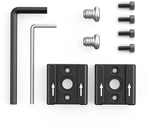 SMALLRIG Cold Shoe Adapter Mount, Kaltschuh Blitzschuh Halterung mit 1/4 Gewinde für Kamera Cage, LED Licht, Flash, Monitor Camcorder DSLR (2 Pack) - 2060