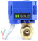 U.S. Solid 1 Brass Motorized Ball Valve DN25 Electrical Ball Valve, 9-24V AC/DC, 2 Wire Auto Return Setup