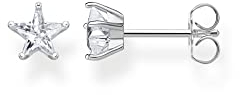 Thomas Sabo Damen Ohrringe Ohrstecker Kleine Sterne 925 Sterling Silber H2079-051-14