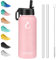 Opard 1L Edelstahl Trinkflasche, Thermoskanne Vakuum Doppelwandisolierung Auslaufsicher, Sport Wasserflasche Thermosflasche für Fitness, Reisen, Camping