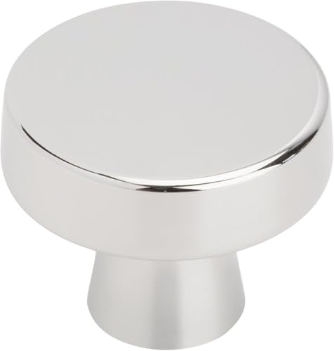 Amerock | Cabinet Knob | Polished Chrome | 1-5/8 inch (41 mm) Diameter | Blackrock | 1 Pack | Drawer Knob | Cabinet Hardware