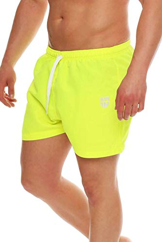 Gennadi Hoppe Badshorts för män, korta badbyxor, strandshorts, boardshort