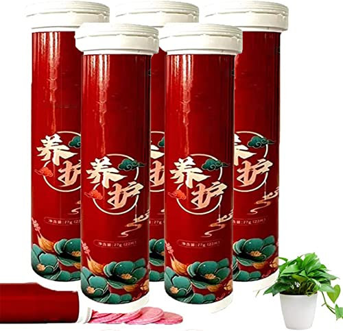 Home Gardening Universal Slow-Release Tablet Organic Fertilizer,Concentrated All-purpose Fertilizer Ease Plant Food, Meet Various Planting Needs (5 Bottle)