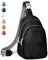 Vantamo Crossbody Bag Damen mit RFID-Schutz & Extra Sicher Anti-Diebstahl-Clip, Stilvolle Handtasche für den Alltag oder die Reise, Hochwertigem Material Anti Diebstahl Umhängetasche