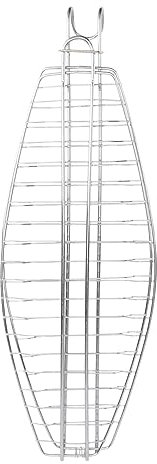 CIMAXIC Red Para Parrilla De Pescado Red De Barbacoa De Pescado Cesta De Parrilla De Pescado Silver