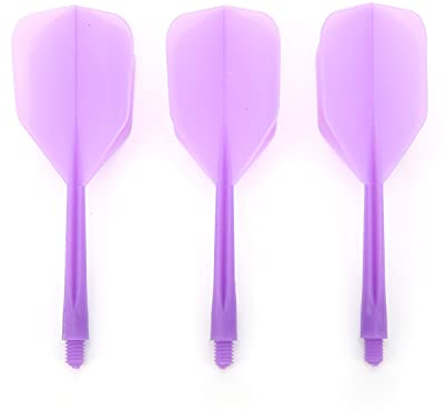 3 Stück Dartschaft und Flights, ABS Integrierter Transparenter Dartschaft & Flight Combo Standard Flights Anti Break(lila) Sportinggoods Zubehör Sportinggoods Zubehör Für Schießen Und Bogenschießen