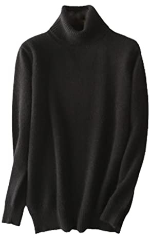 100% Cachemire col roulé Hommes Pull Automne Hiver Tricots Pull Chaud Pull
