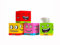 Renova Kids-Box Taschentücher - 4er Pack Gesichter - Zupfboxen Kids - fröhliche Gesichter - Kosmetiktücher - 4 Packs á 50 Tücher pro Box