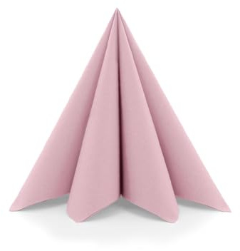 Sovie HOME Serviette in ALTROSA aus Linclass Airlaid, 40 x 40cm, 1/4 Falz, 12 Stück, edle stoffähnliche Premium-Servietten für Hochzeit, Dinner, Feier