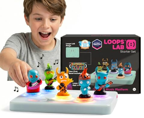 LOOPS Lab's Starter DJ Set – Mix, Create Music with Collectible Band Figurines