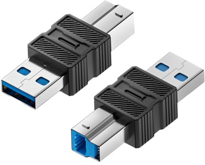 Générique USB B-adapter | USB B 3.0-omvandlare för skrivare - plug and play-kontakt, dataomvandlare för skanner, dockningsstation och dator