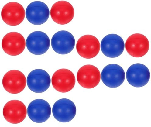 Kisangel 3 Sätze Den Ball Steigern Blau Strandbälle Masse Pool-wasserbälle Beachtennis Für Den Strand Beach-Paddle-Ball Strandpaddelball Klein Bunte Bälle Pu 6 Stücke * 3