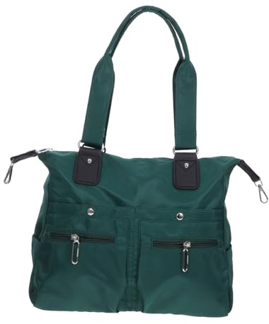 AKOOSY Paquet Fourre-tout Grand pour Femme en Nylon avec Plusieurs Compartiments Intérieurs, Capacité Importante, Travail et Occasions Formelles