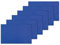 Bestlivings 6er Set Tischsets Platzset Tischuntersetzer Platzdeckchen Tischdeko Tischmatte Essensunterlage Maße 30x45 cm, Farbe: blau - Royalblau