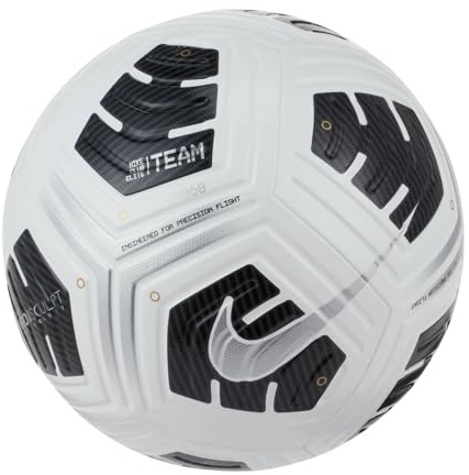 Nike Unisex Club Elite Team Fußball, White/Black/Metallic Silver, 5