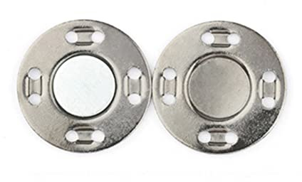 6 st/set magnetknappar sömnadsmaterial magnetiskt metallspänne 3 par osynliga tryckknappar för kläder kappa handgjord gör-det-själv-tillbehör