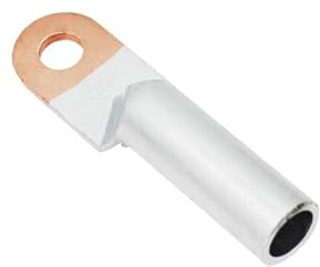 VLALAMNO Confezione da 2 morsettiere a Forma di O, 120 mm2, con connettore in Alluminio, Rame Rosso, 120 Quadrati, DTL-120