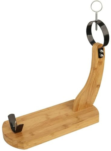 Supreme Ham Holder 36080 Wood Iron Chrome Steel - Brand: Supreme Kitchenware - EAN: 8425160360801