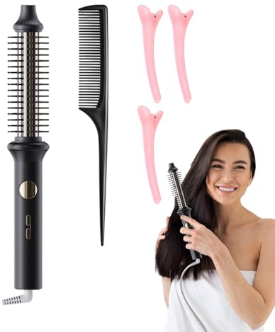 Amesor Pettine Riscalda Ricci Elettrico,Ferro Arricciacapelli Elettrico Spazzola Styling | Styler Privo Di Danni Pettine Per Ricci Volume Spegnimento Automatico Per Casa E Viaggio Salone E