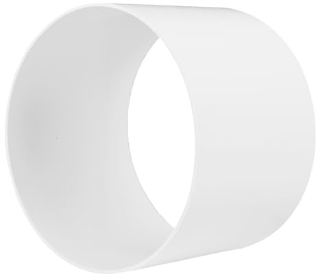 Easy Act Manchon de raccordement moulé en PVC Ø 100 mm, raccord stable pour systèmes de ventilation et d'évacuation d'air