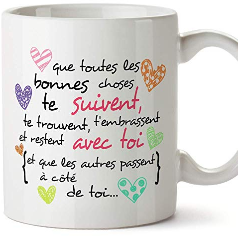 MUGFFINS Mug/Tasse pour Motiver (Être Motivé) - Idées Cadeaux avec Messages Motivant