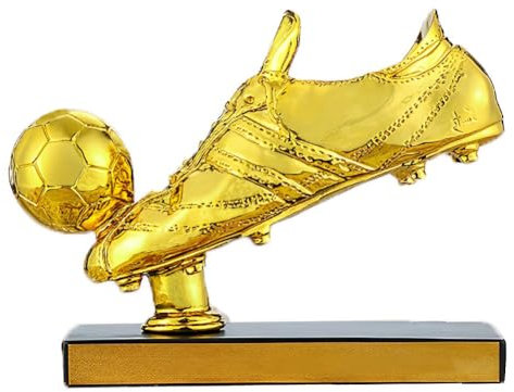 YYDSTES Football Liga Bästa Skyttepris Pokal Guldstövel Troféer Fans Kontor Heminredare Kollektion Display Ornament Födelsedagspresenter