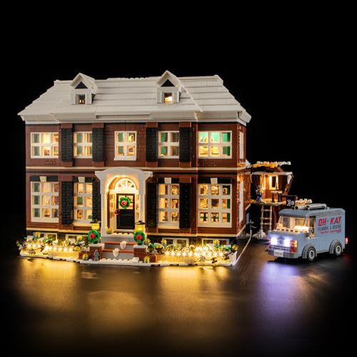 LIGHTAILING Jeu de Lumières pour Lego-21330 Home-Alone - Maman, j’AI raté l’Avion ! - Modèle en Blocs De Construction - Ne Figurant Pas sur Le Modèle