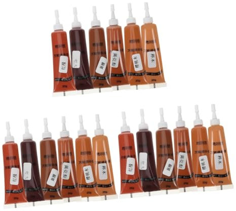 NUOBESTY 3 Sätze Möbelreparaturpaste Grau Einfügen Spachtelmasse Für Schränke Patch Reparaturpaste Für Bodenkratzer Tragbarer Holzfüller Bodenreparaturpasten 6 Stücke * 3