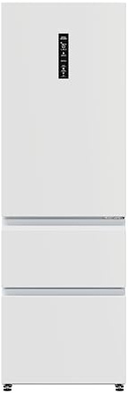 Haier 3D 60 Series 5 HTW5618DNPW Frigorífico Combi, 360 l, Botellero, Cajones Direct Access, Circular AirFlow, My Zone Pro, Humidity Zone, Total No Frost, Ancho 59.5 cm, Motor Inverter, LED, Blanco