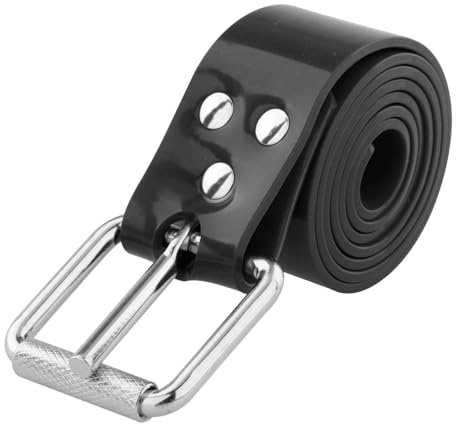 AMSLSIU Cintura per Pesi da Immersione Leggera e Confortevole con Cinturino Regolabile Cinture per Pesi da Immersione in Silicone robuste e durevoli