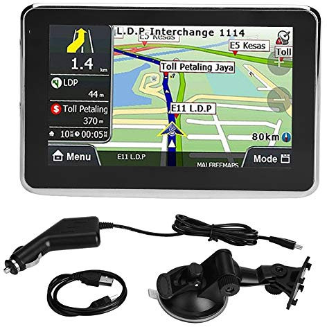 Navigazione GPS, Universal 5 pollici touch screen auto navigatore GPS di navigazione 256MB 8GB MP3 FM Europe Map 508