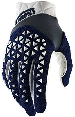 Desconocido 100% Airmatic Erwachsene Handschuhe Blau Weiß Medium