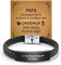 YELUWA Bracelet en Cuir Tressé Le Meilleur Papa, Je T'aime, Cadeau de Fête des Pères pour Papa Avec Boîte et Carte, Cadeau D'anniversaire, Texte Gravé Bracelet Homme pour Papa de Fils à Fille