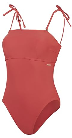 Speedo Costume da Bagno Modellante Bandeau, Abbigliamento Modellante, Costumi da Bagno per Spiaggia e Vacanze Costume da Bagno per Donna, Space Dust, 40