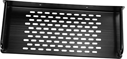 BESTOYARD Aluminium Hause Rack Lagerung Regale Lagerung Regal Schwarz Wand Montiert Bad Lagerung Halter