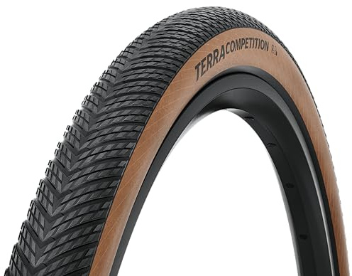 Continental Terra Competition - Black/Transparent - Tubeless Gravel Bike Tire | Blur The Line Between Road & Gravel - E25 Ebike Rated - 700x40-Grip-Trail